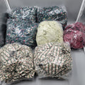 600+ Handmade YoYo Lot 4 Different Fabrics Quilt Blanket Crafts