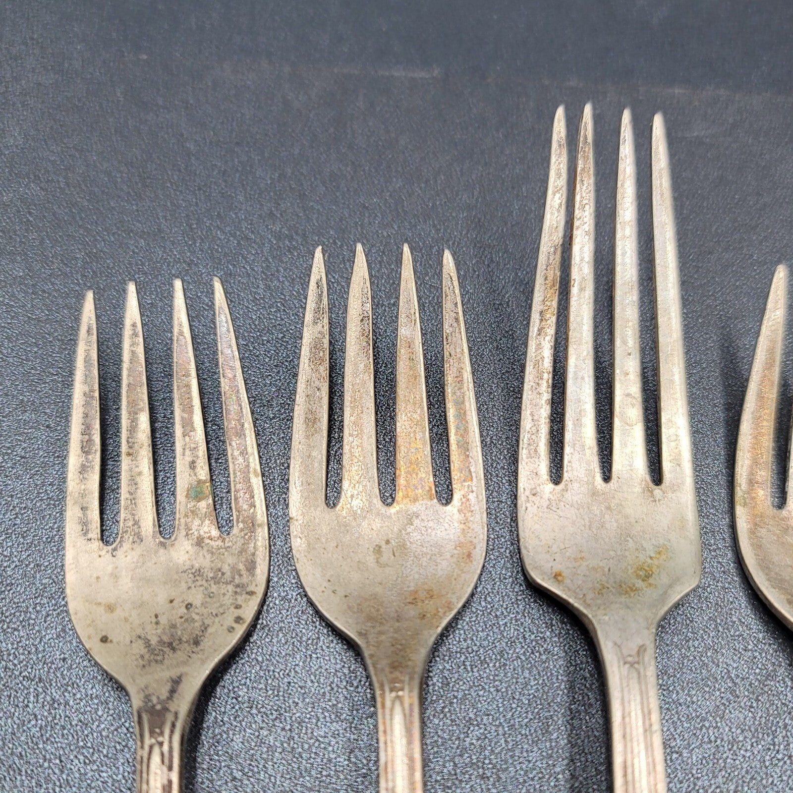 Vintage Lady Betty Silver plate Forks Lot of 5