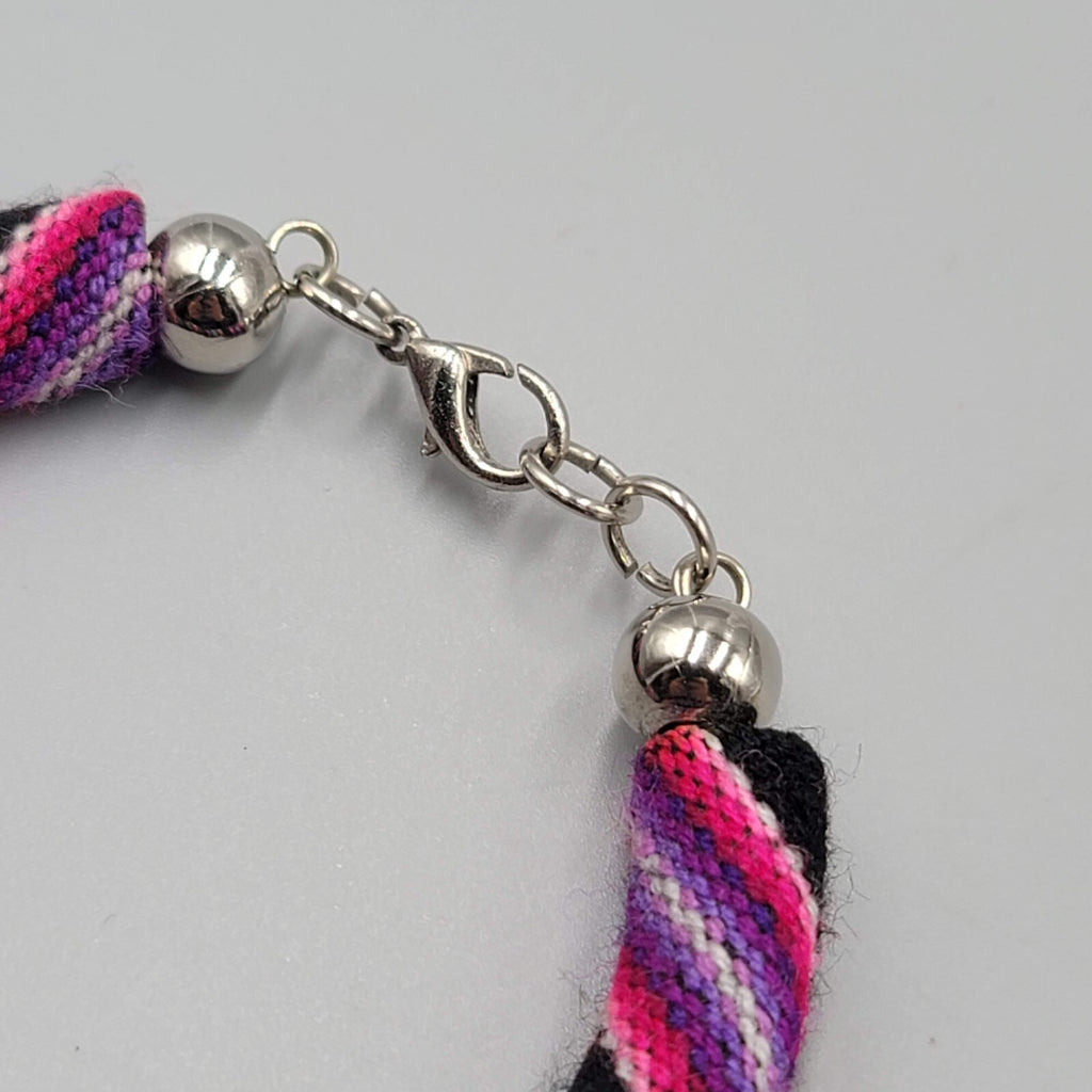 Baja Bangle Bracelet Woven Fabric  Men Women 7.5 in