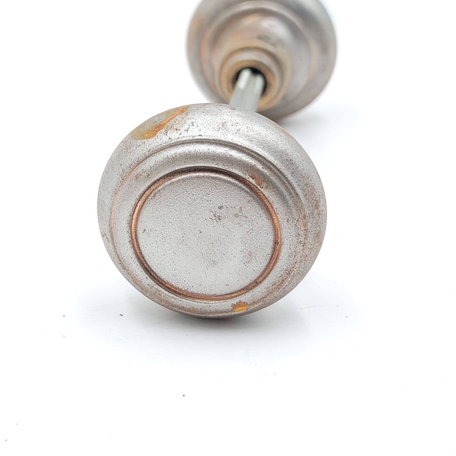 Vintage Door Knob Small Steel Closet Pantry 2" Set Salvage Reclaimed Hardware