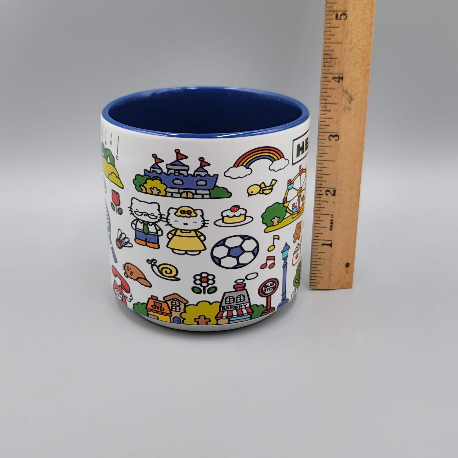 Hello Kitty Coffee Mug 13oz Ceramic Sanrio Tea Cup Kawaii Collectible