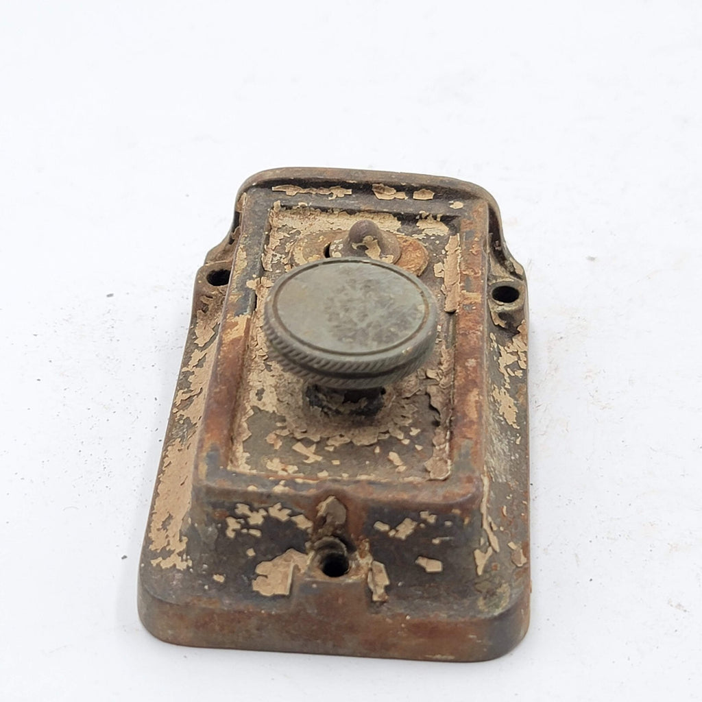 Vintage Surface Rim Night Lock Latch No Keeper Salvage Shabby Chic