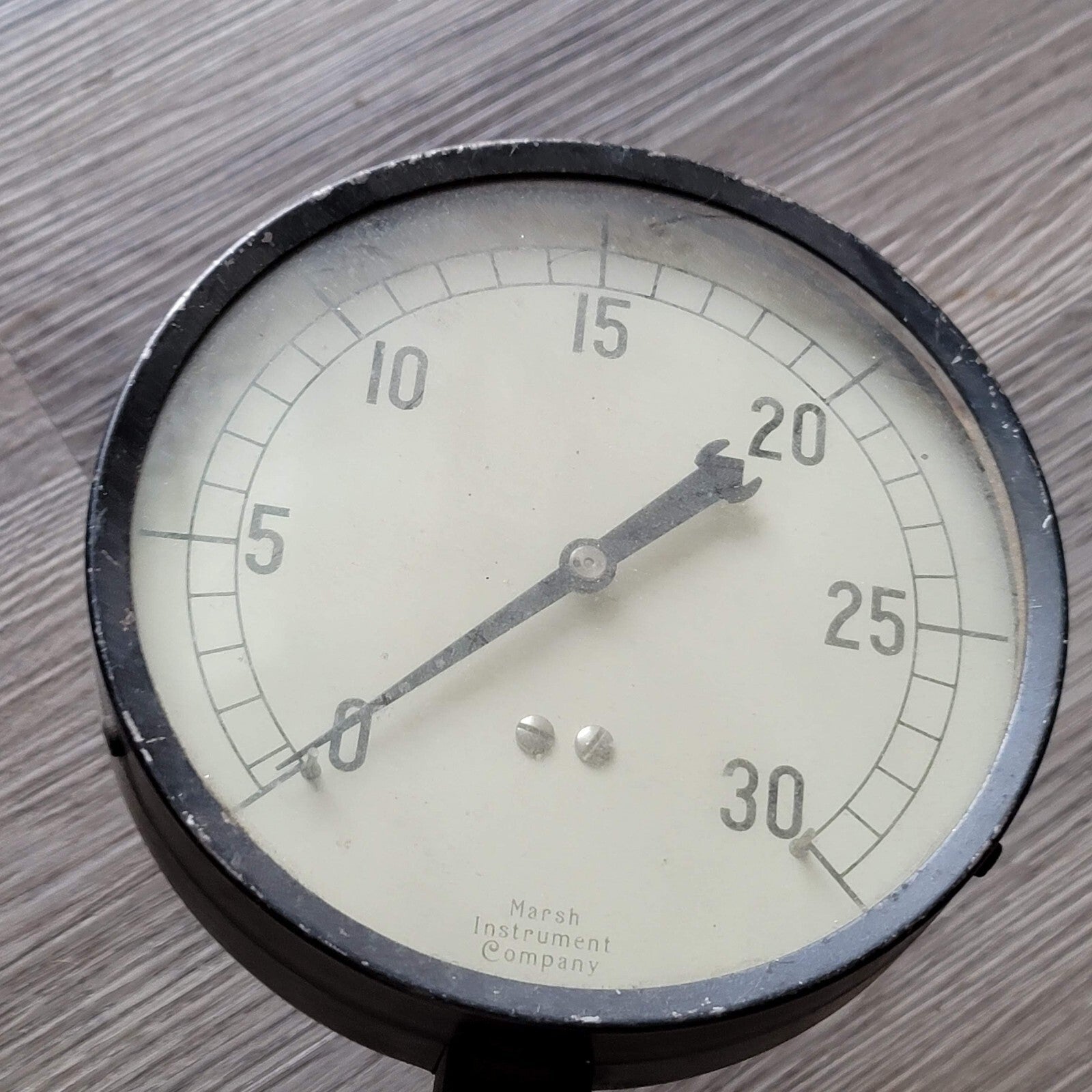 Vintage Marsh Instrument Company Gauge 14"