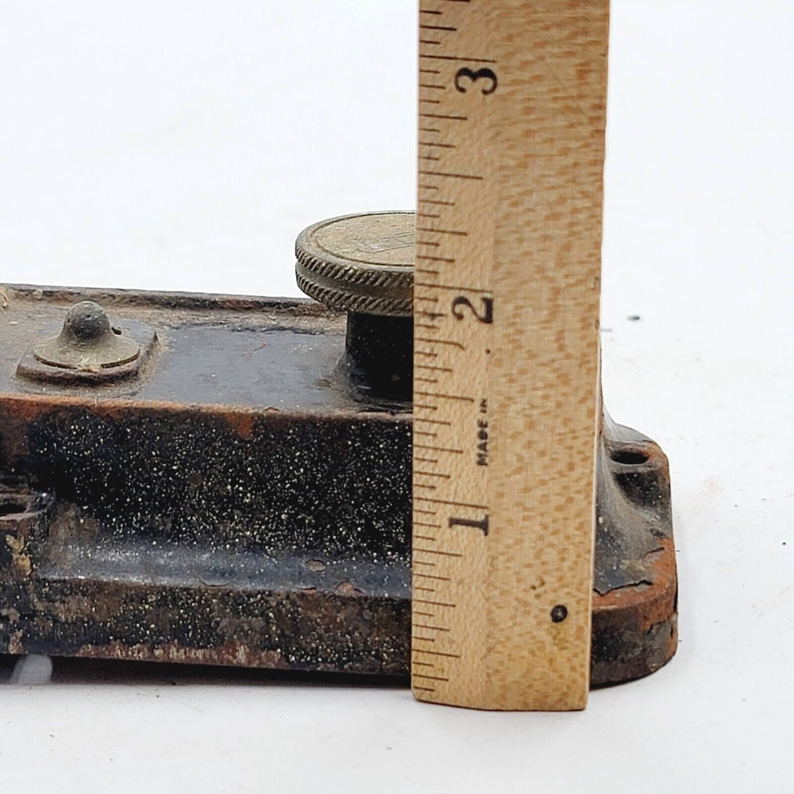 Vintage Fraim Surface Rim Night Lock Latch No Keeper Salvage Reclaimed