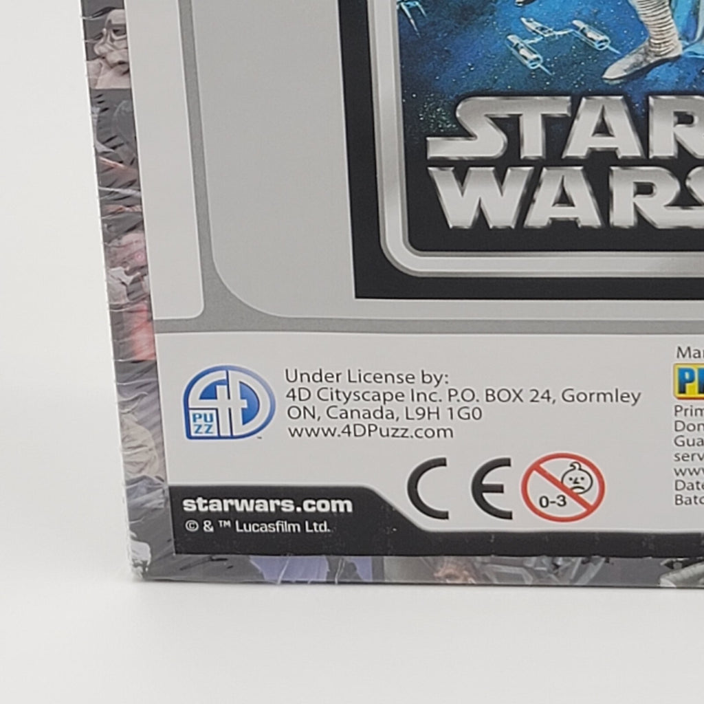 Disney STAR WARS 3D PUZZLE 300 pcs 12” x 18” Puzzle Book Shaped Puzzle Tin NIB