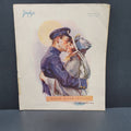 Antique Judge Humor MAGAZINE Good Night Nurse Kissing Jan 22 1916