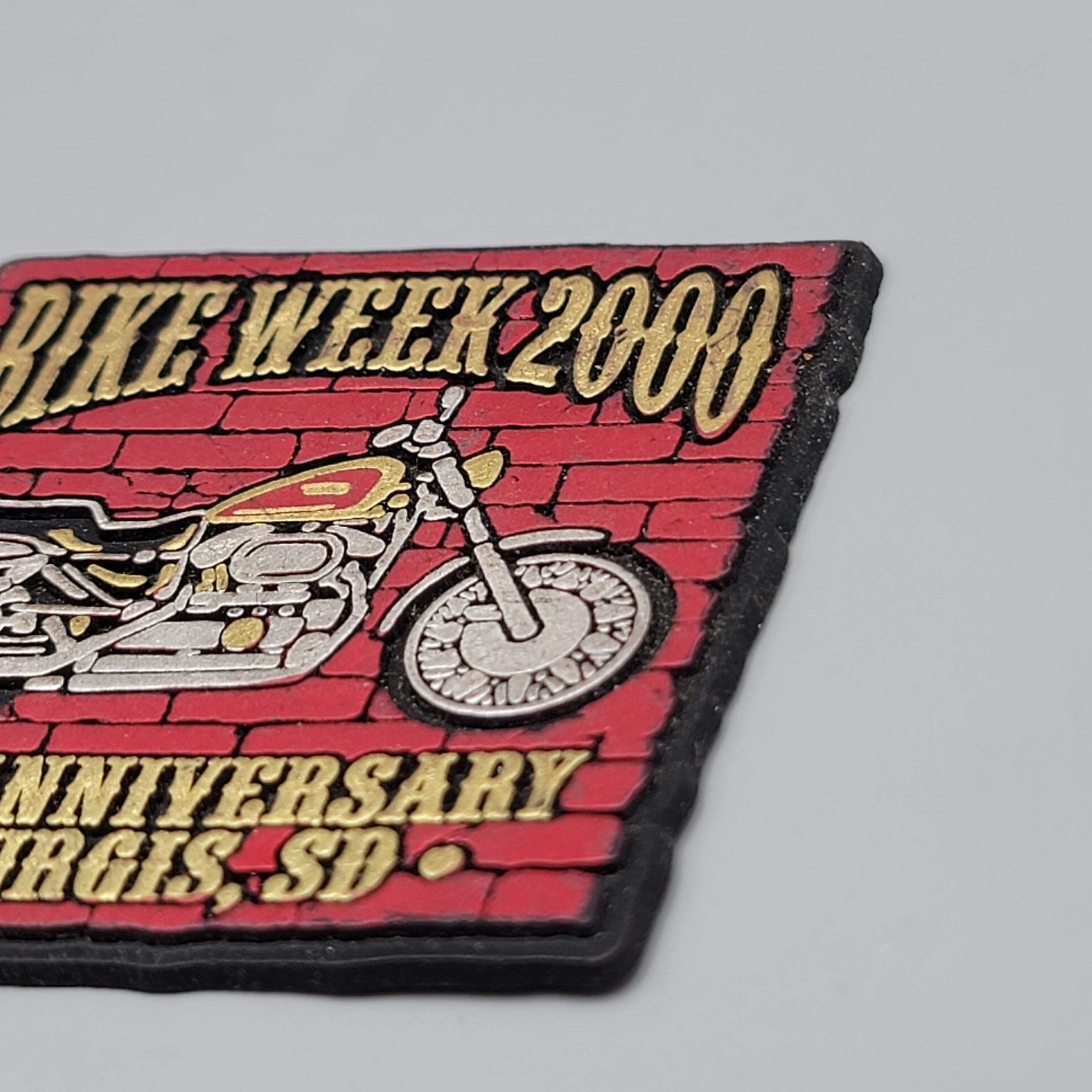 Vintage 2000 Sturgis Motorcycle Rally Magnet 60th Anniversary 2.75"