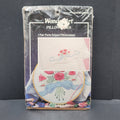 Wonder Arts 1153 Stamped Embroidery Perle Pair Pillowcase Kit New Old Stock