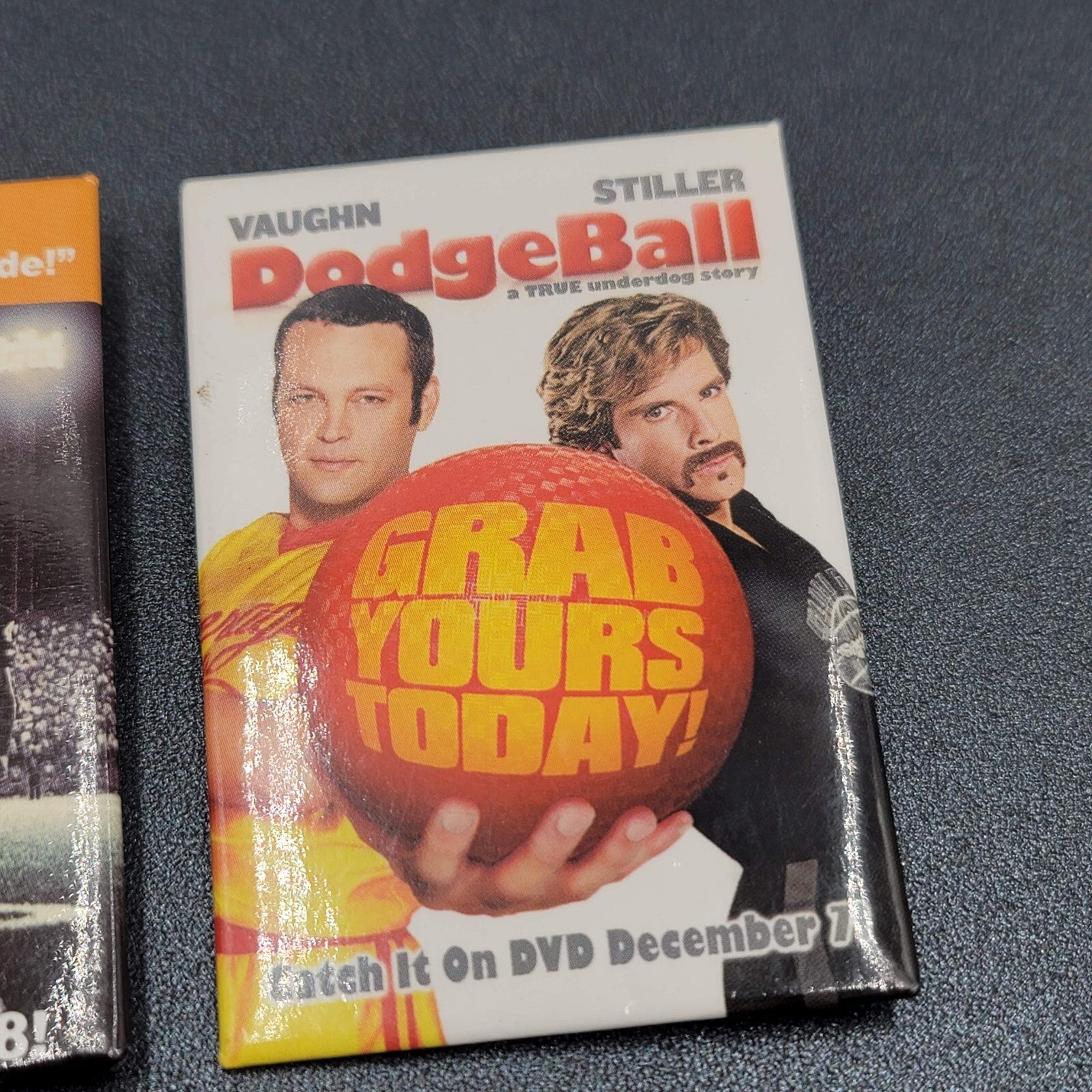Vintage Lot Movie Promo Pin Back Buttons Pins Friday Night Lights Dodgeball