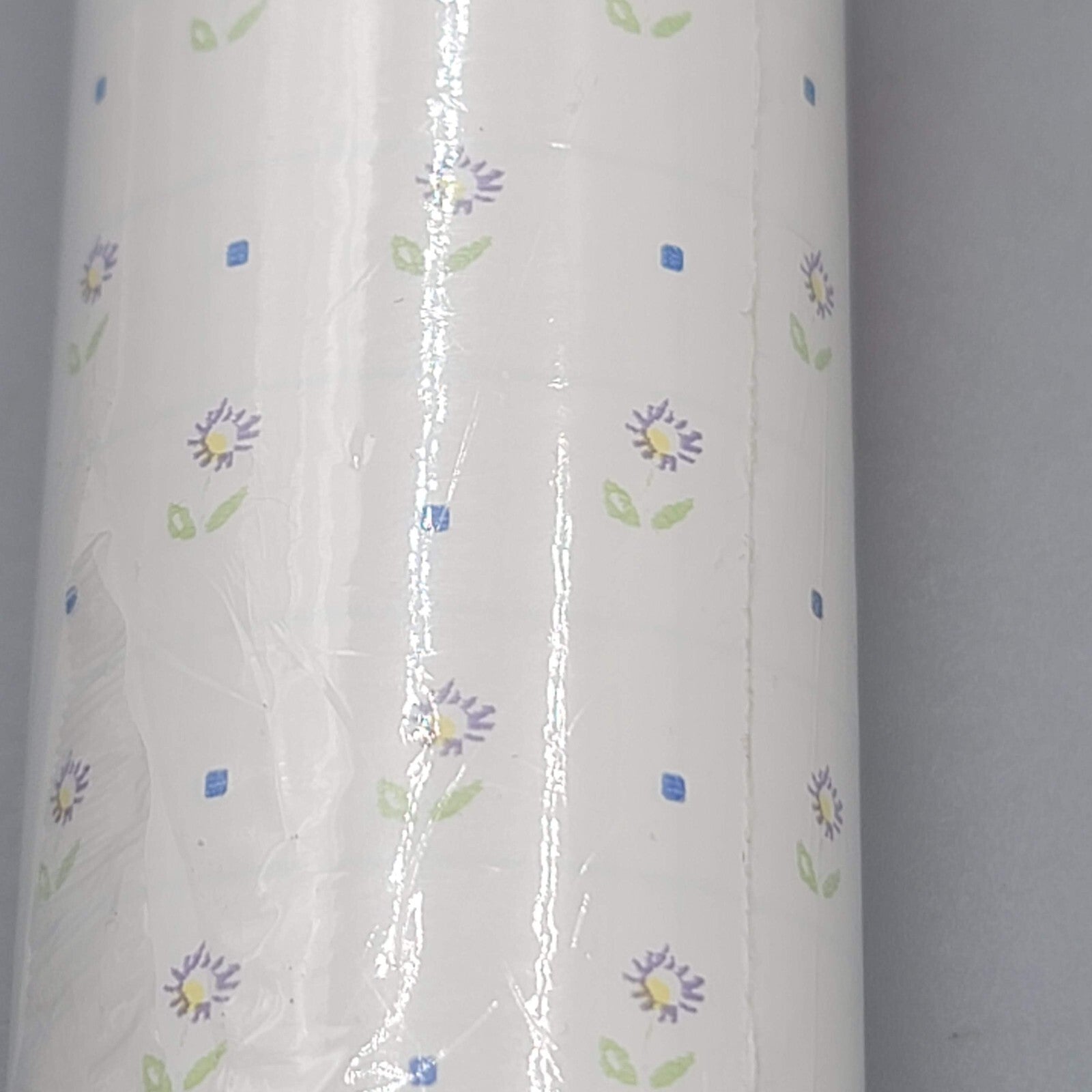 Vintage Contact Paper Collections 24 Ft x 18 in Roll NOS Purple Daisy