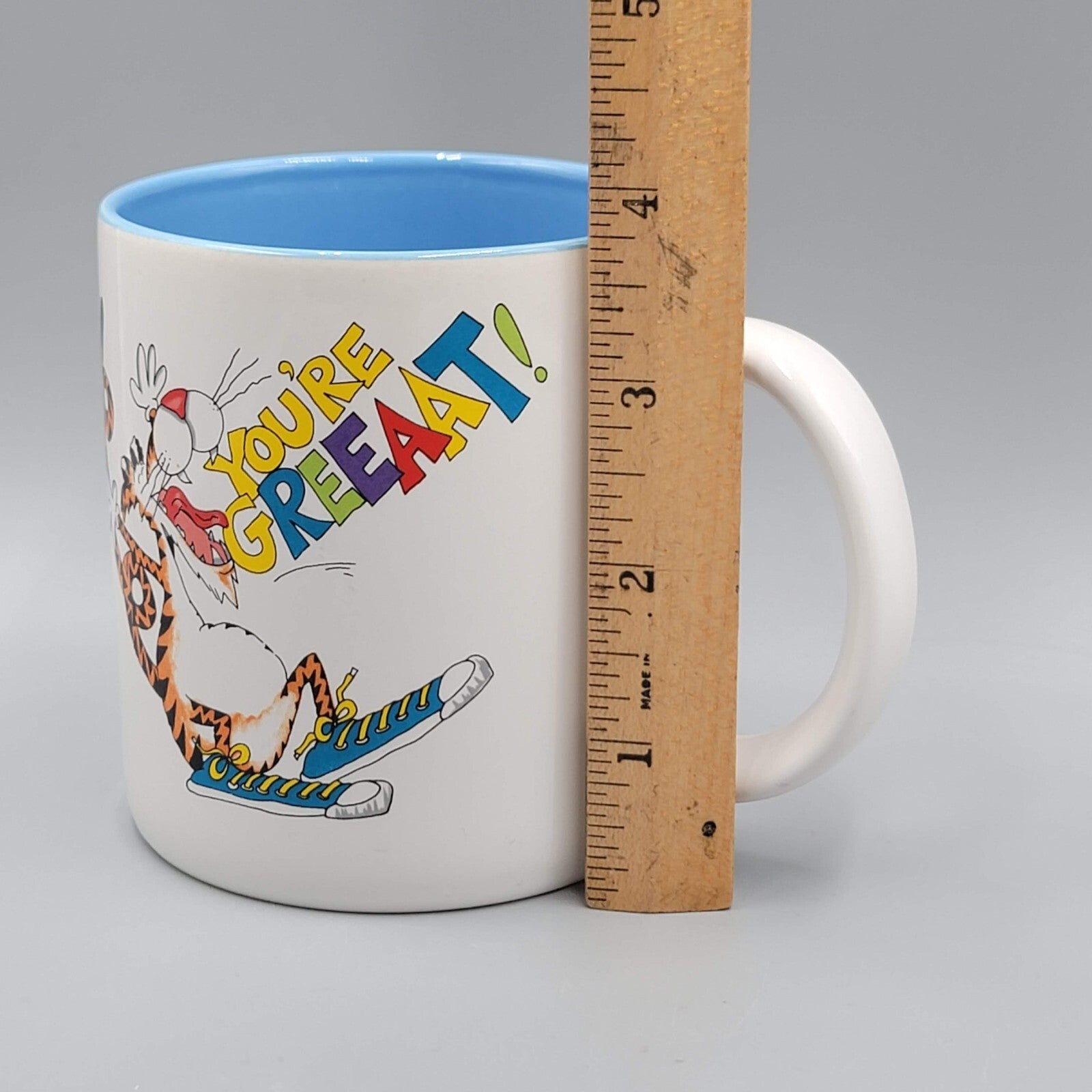 Vintage Coffee Mug You’re Grrreat Tiger Elephantz CTI Accents Korea 3.75 in
