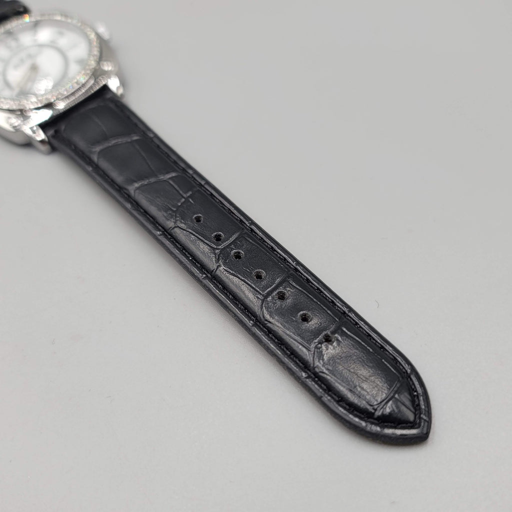 Park Lane Watch Womens Quartz Leather Strap 37mm Japan Movement NEEDS BATTERY