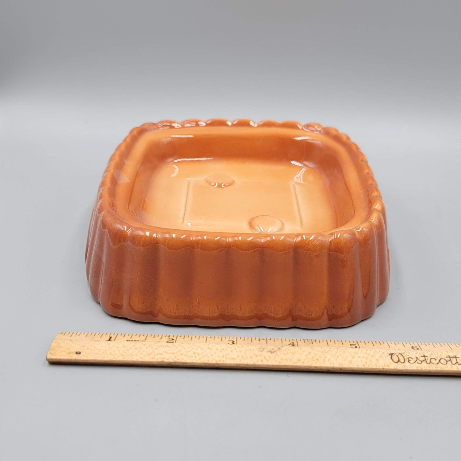 Vintage Don Giovanni Ceramic Bottle Stand James B Beam Barware Orange
