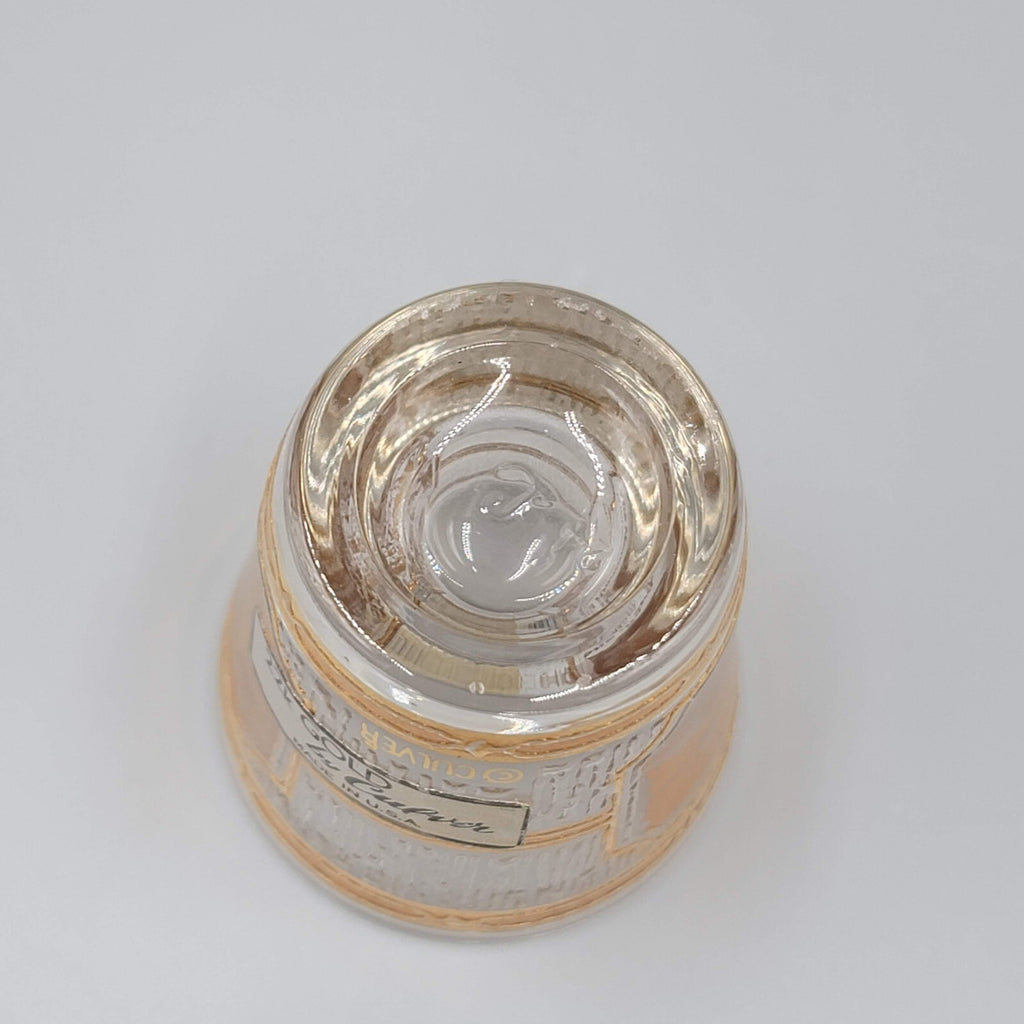 Vintage The Mammoth Site South Dakota  Culver 22k Gold Shot Glass Souvenir 2 oz