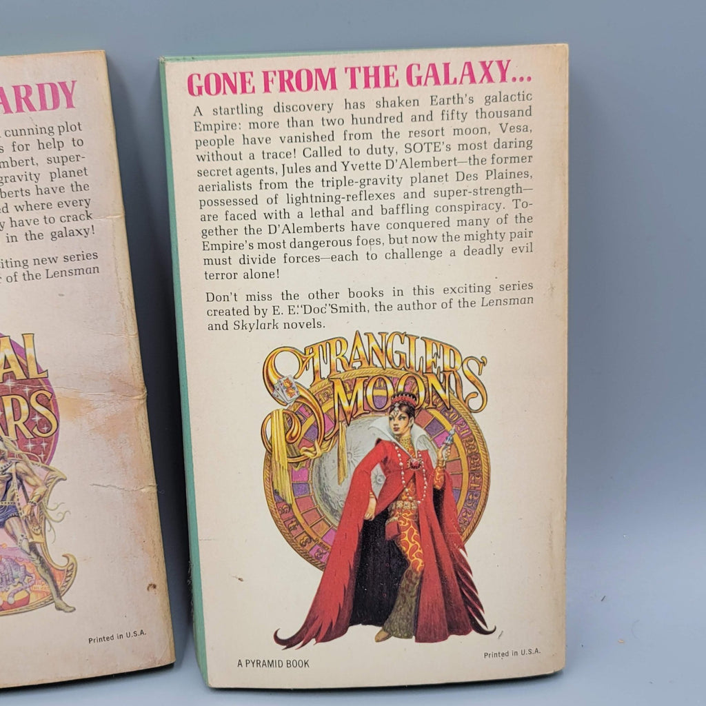 d'Alembert Series #1 and #2 E.E. Doc Smith Fantasy Science Fiction 2 PB Lot