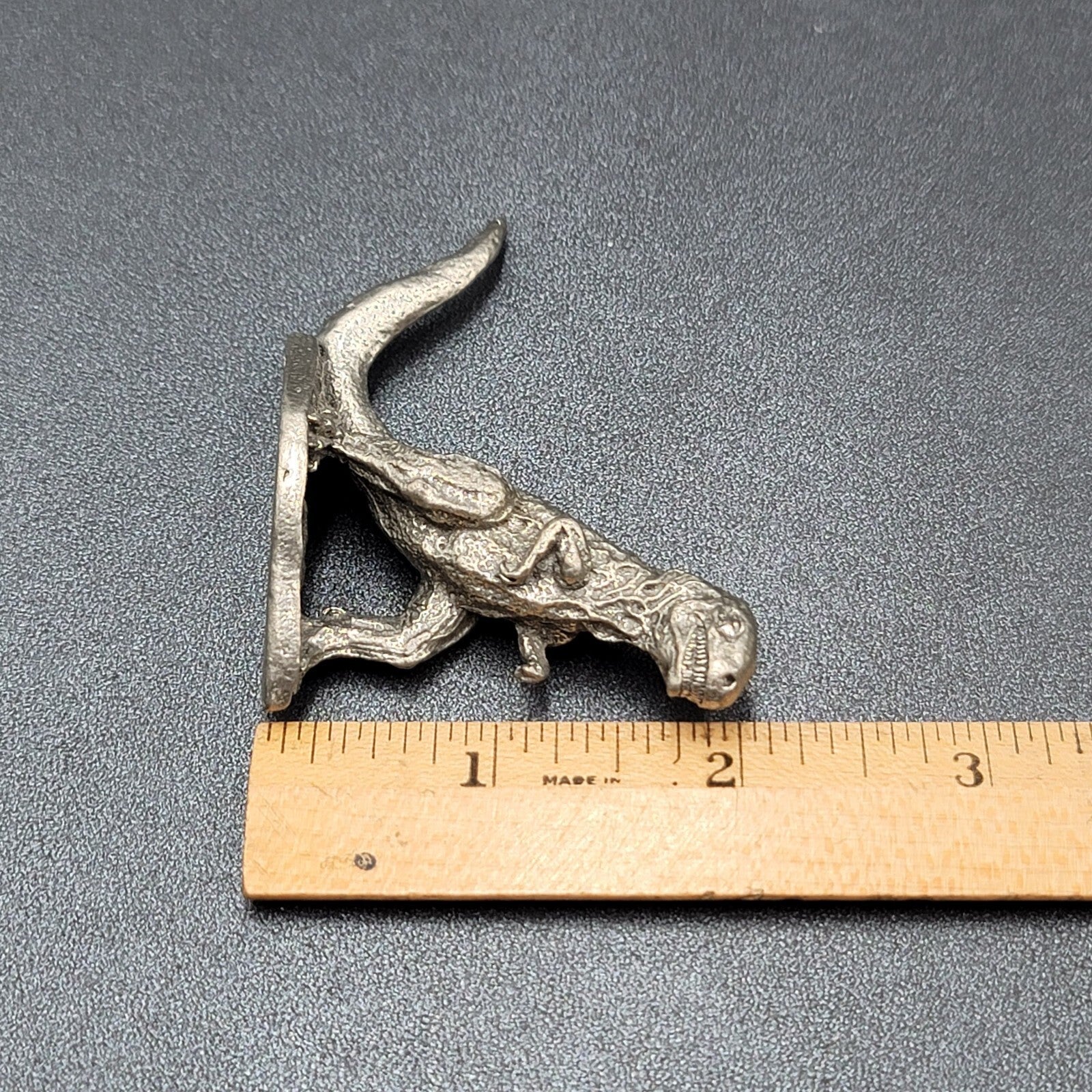 Grenadier Pewter Tyrannosaurus Rex T Rex Jurassic Dinosaur Mini Figurine 2"