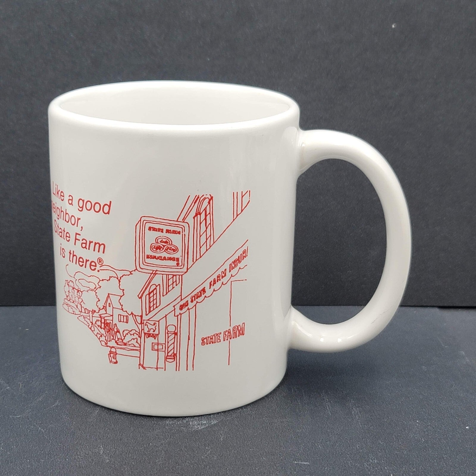State Farm Insurance Like A Good Neighbor Advertising Coffee Mug Tea Cup 12 oz