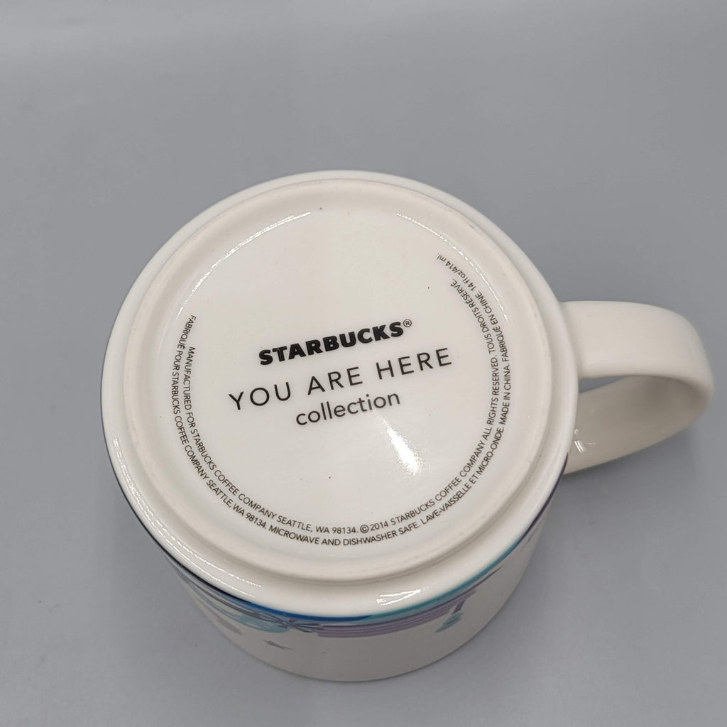 Starbucks Mug You Are Here Collection Memphis Skyline Blue Ceramic Coffee Cup
