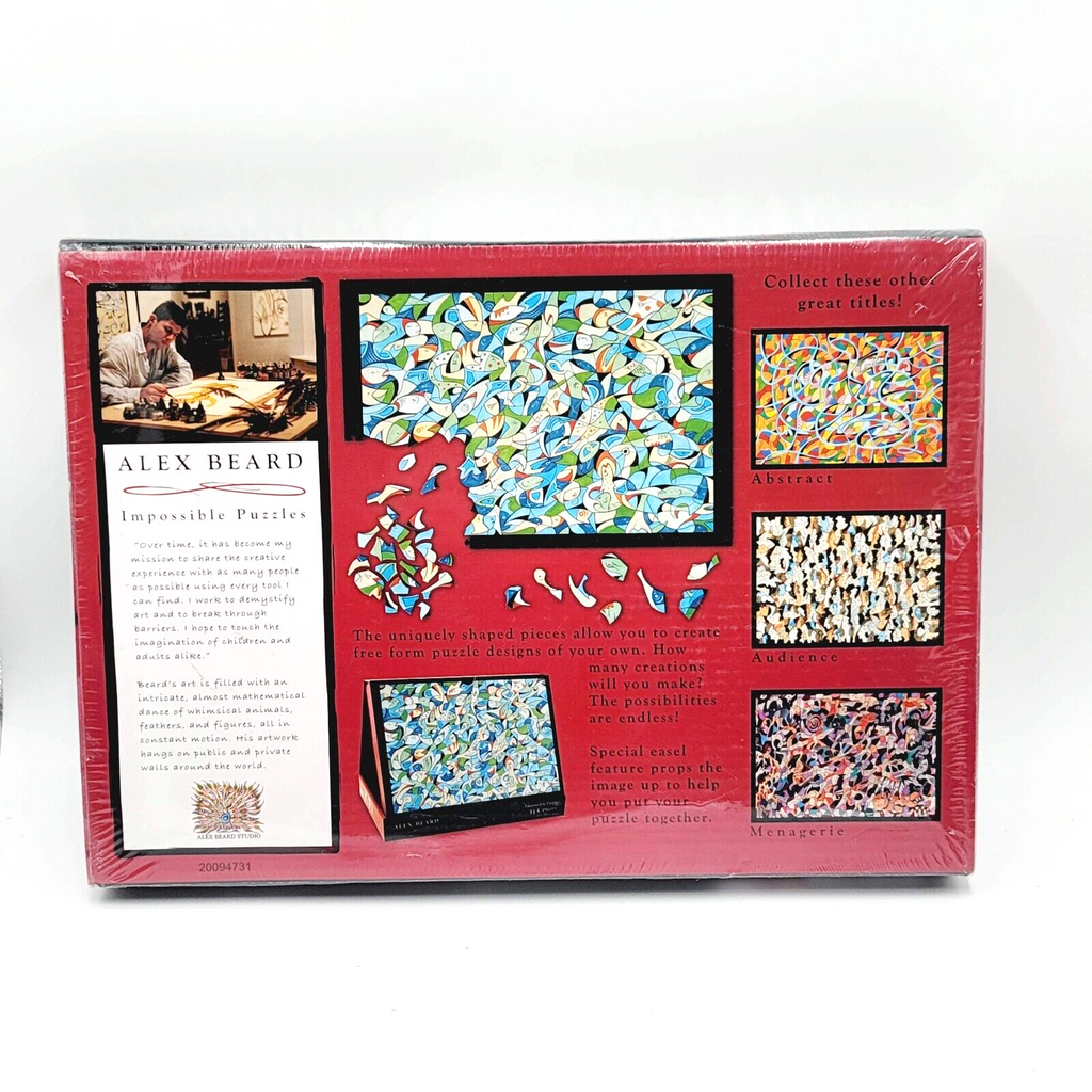 Alex Beard Impossible Puzzles Fishery New in Box 315 Pieces 25" x 17 1/2"