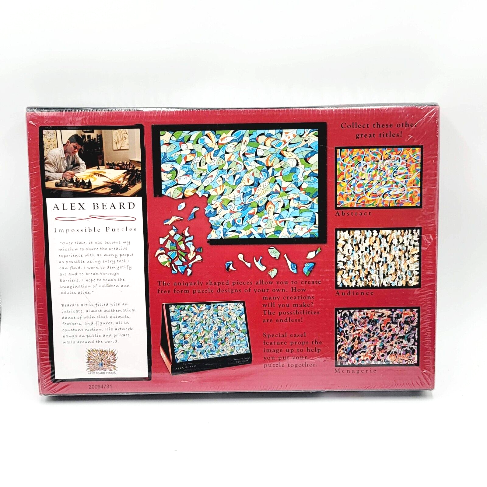 Alex Beard Impossible Puzzles Fishery New in Box 315 Pieces 25" x 17 1/2"