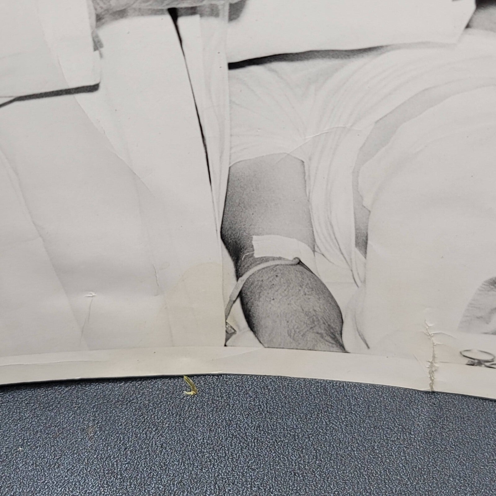 Vintage Hospital Surgery Black and White Photo 8 x 10