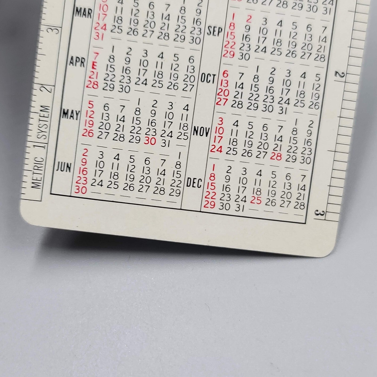 1963 Burlington Route Pocket Calendar Wallet Ad Card Vintage Railroad Train RR