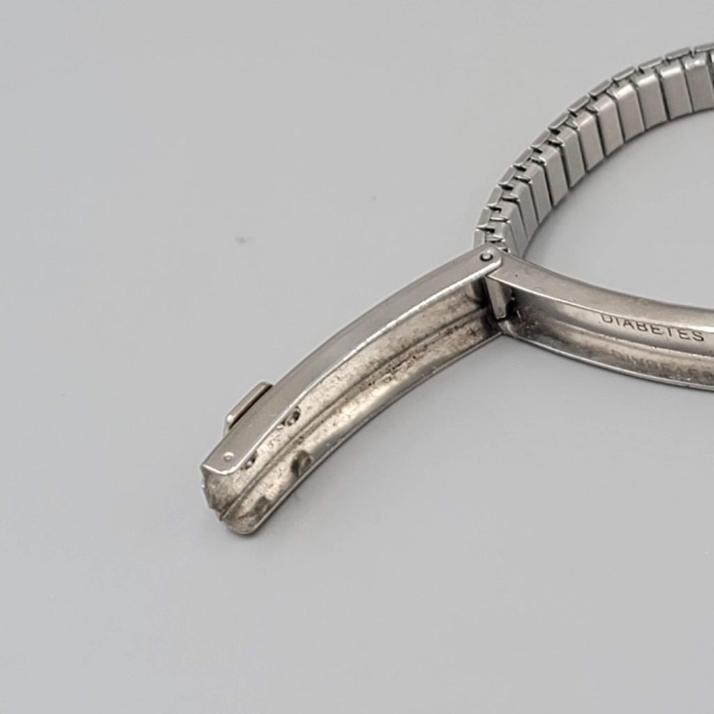 Medical Bracelet Alert Open For Info Stainless Steel 7"