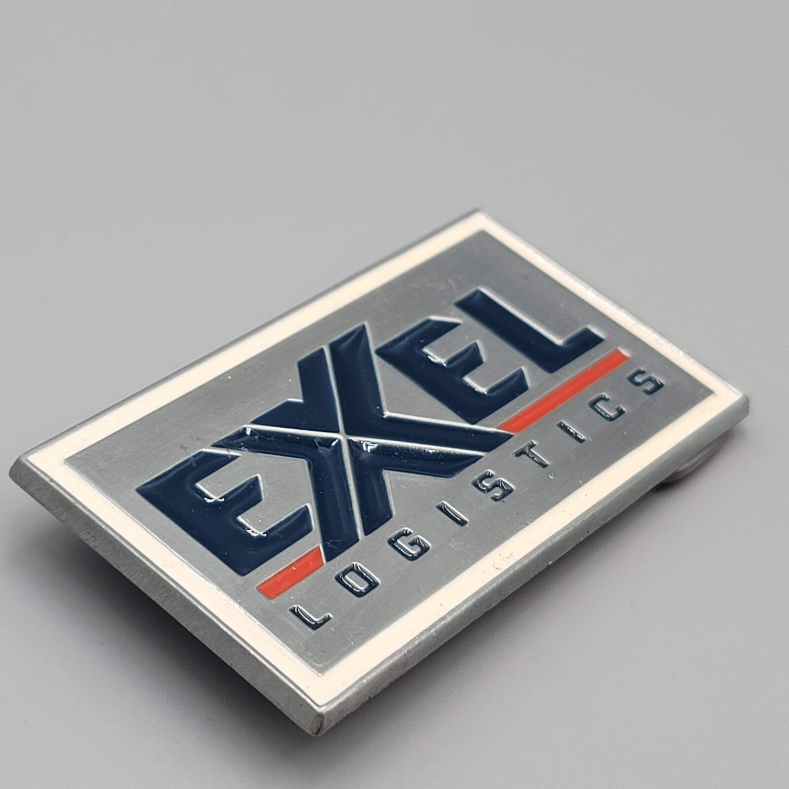 Exel Logistics Belt Buckle Shipping DHL supply chain company advertising