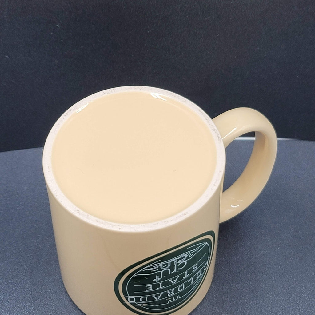 Colorado State Coffee Mug Green Tan White Christian CRU