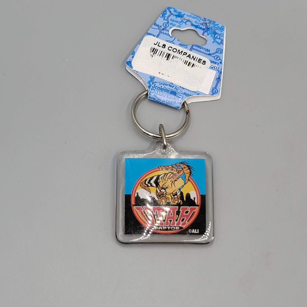 Toronto Raptors Dinosaur Logo Acrylic Keychain Souvenir NWT