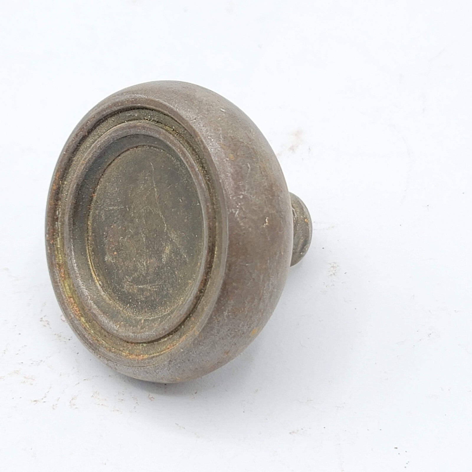 Single Vintage Steel Recessed Door Knob Reclaimed Salvage 2.25"