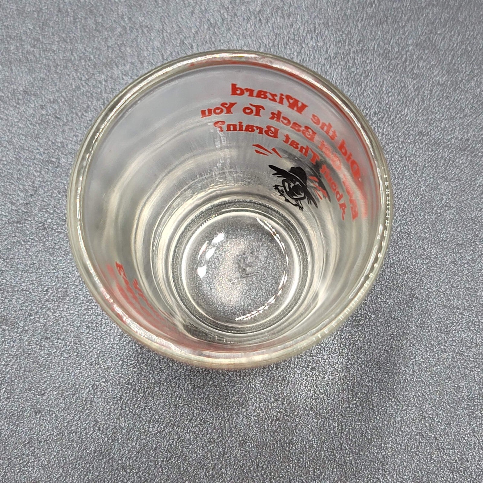 Vtg Wizard of Oz Shot Glass Did the Wizard ever get back to you about that brain