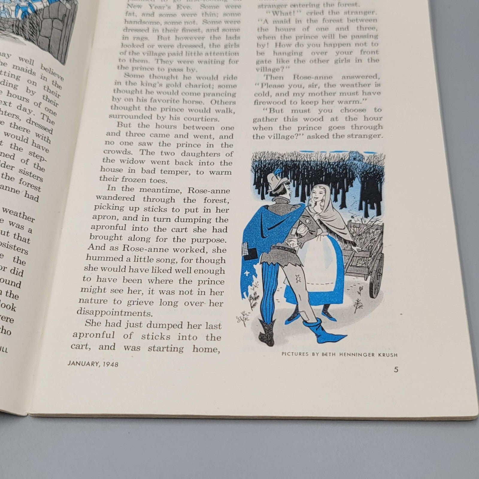 Jack And Jill Magazine January 1948 Children's Magazine