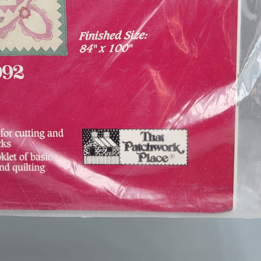 Rose Sampler Supreme Quilt Pattern Rosemary Makhan Vintage 1992 84"x100"