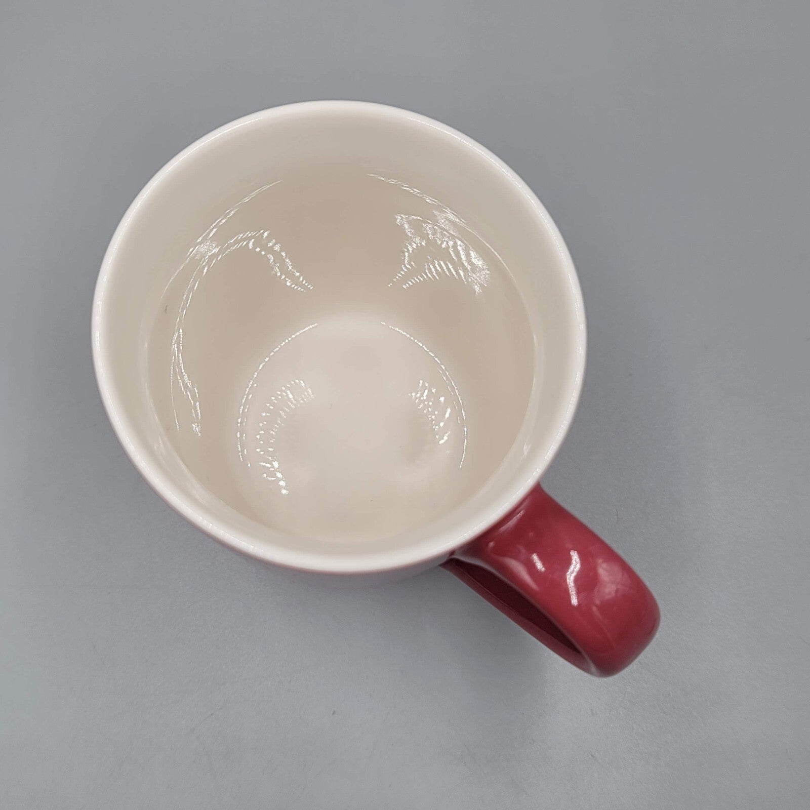 Starbucks Ceramic 2020 Coffee Mug Tea Cup 10 oz Mauve Maroon Burgundy Red