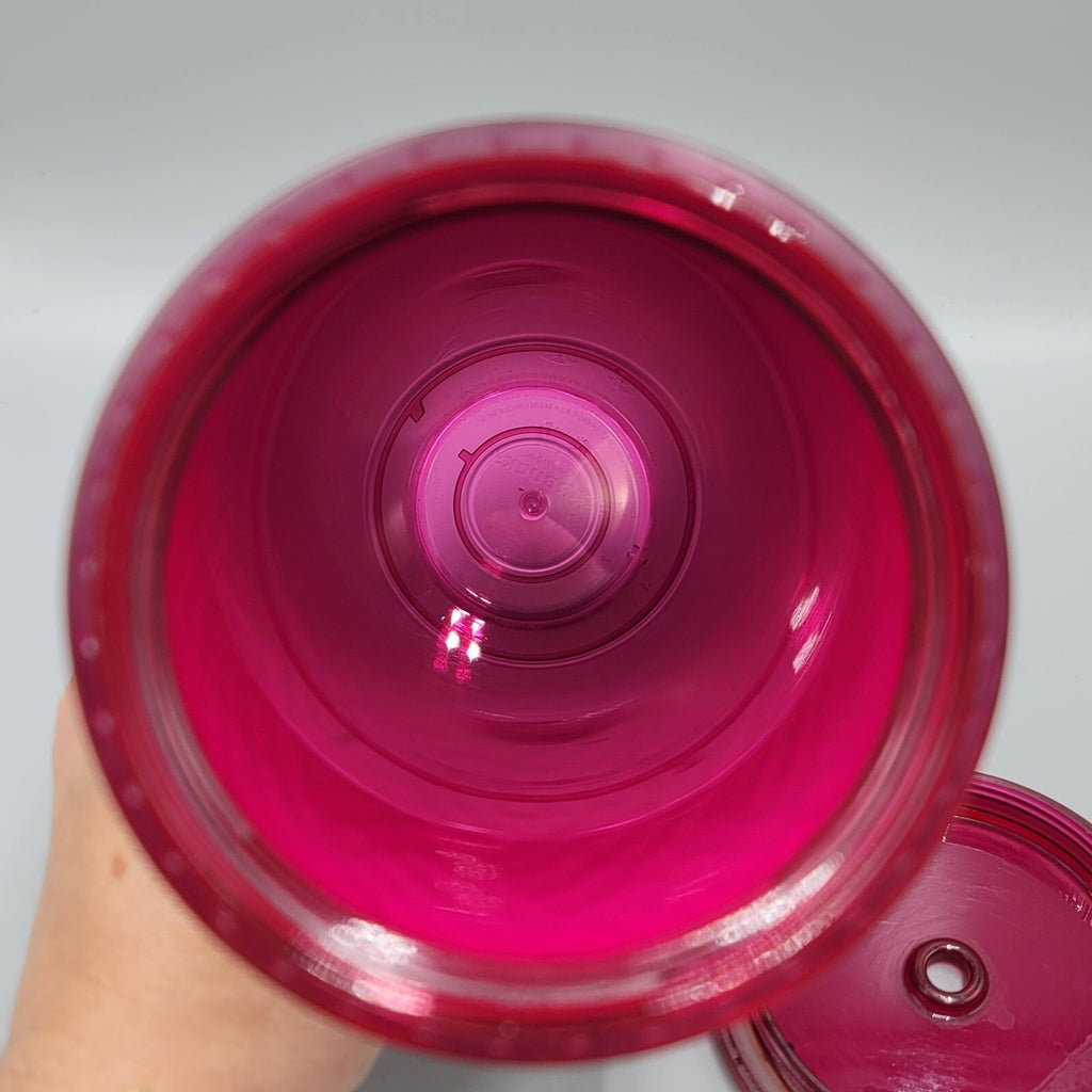 Starbucks Fall 2020 Gold Quilted Rose Venti Tumbler 24 oz Lid Missing Straw