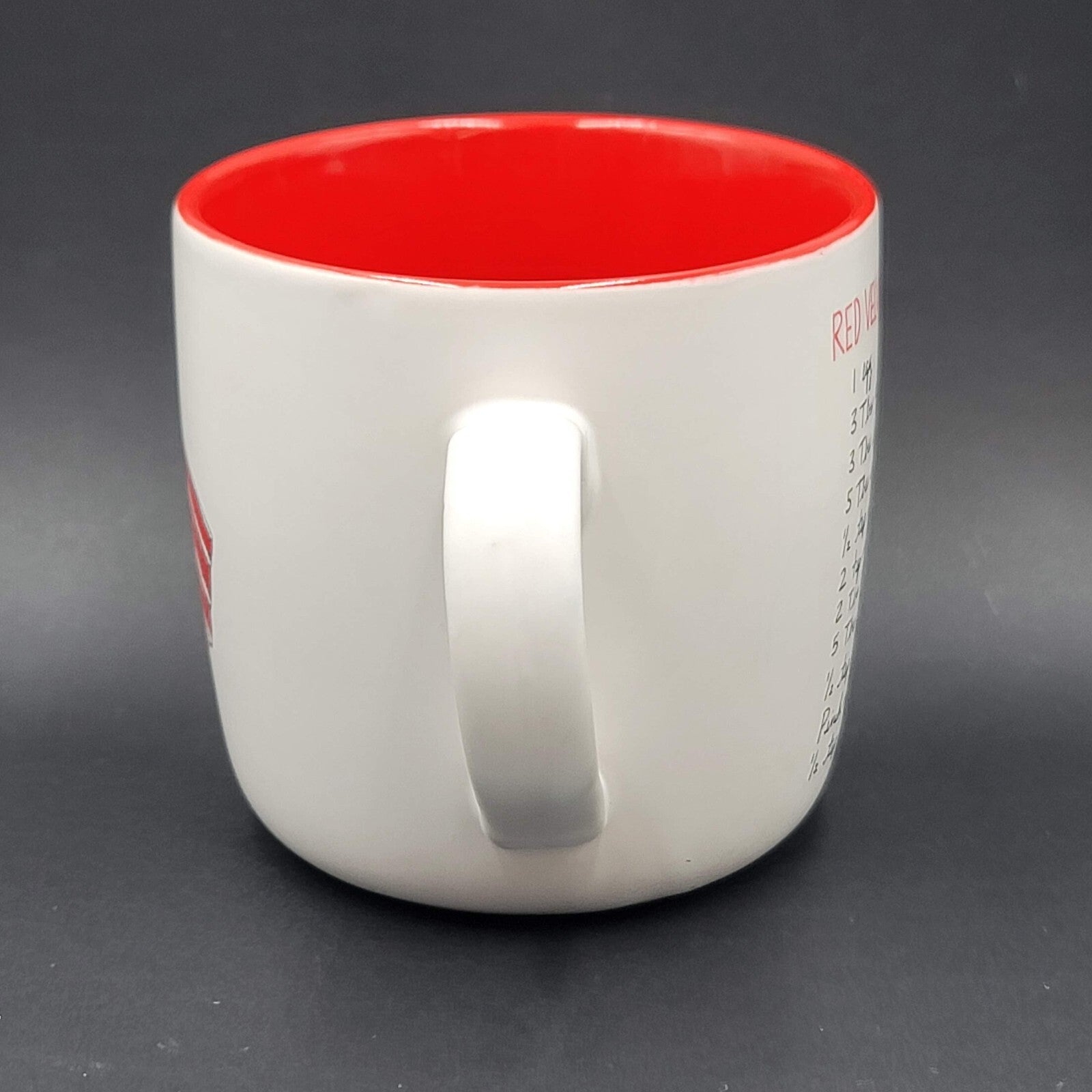 About Face Designs Coffee RECIPlease Coffee Mug Cake Cup Red 15 oz