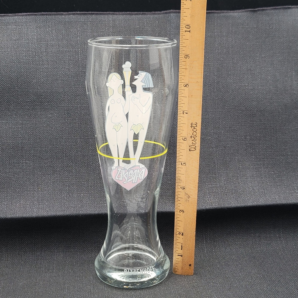 Ritzenhoff Beer Glass Cup Hassler 2003 1020043 Paradies Paradise Nude Adam Eve