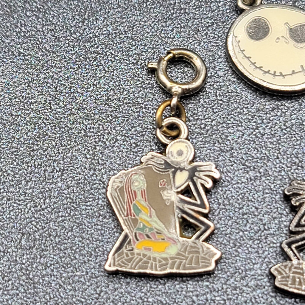 Jack Skellington Charm Lot of 4 Enamel Sally Nightmare Before Christmas