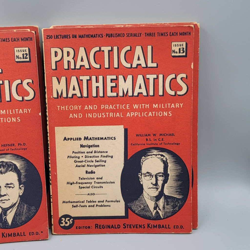 Practical Mathematics Issues Lot of 6 No 5 8 10 11 12 13 Kimball