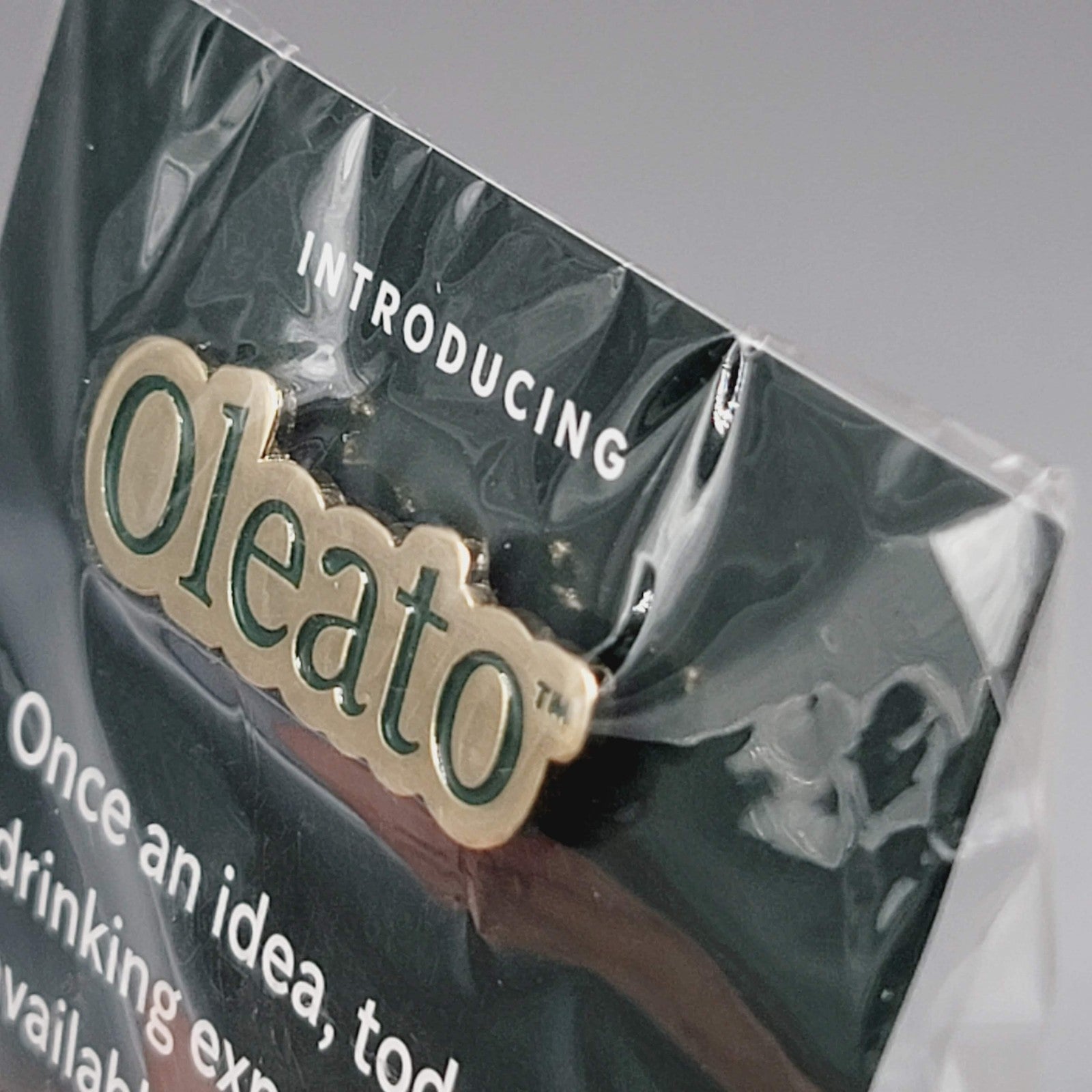 Starbucks Oleato Gold Pin 2024 Employee Exclusive Coffee Collectible New