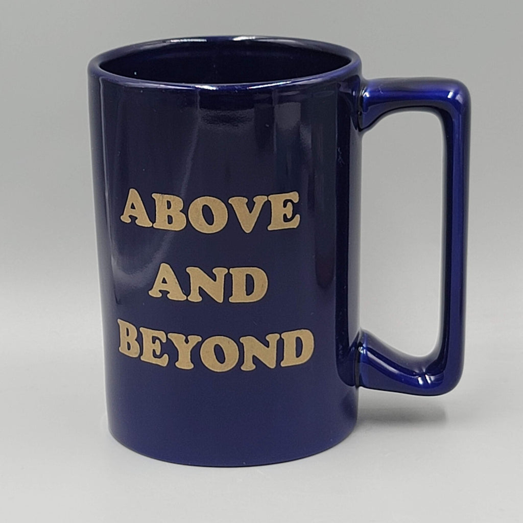 Above and Beyond Coffee Mug Dark Blue Large Size