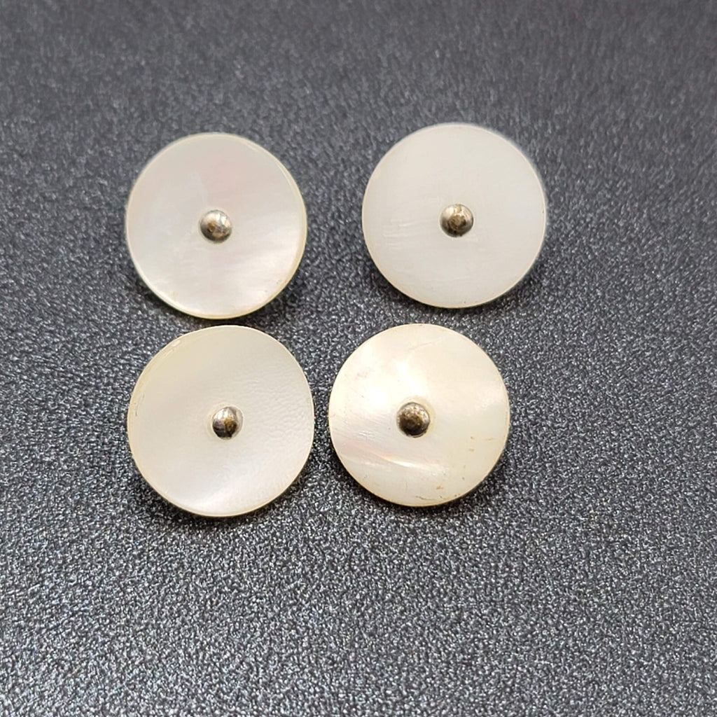 Vintage Mother Of Pearl Buttons Lot of 4  1/2"