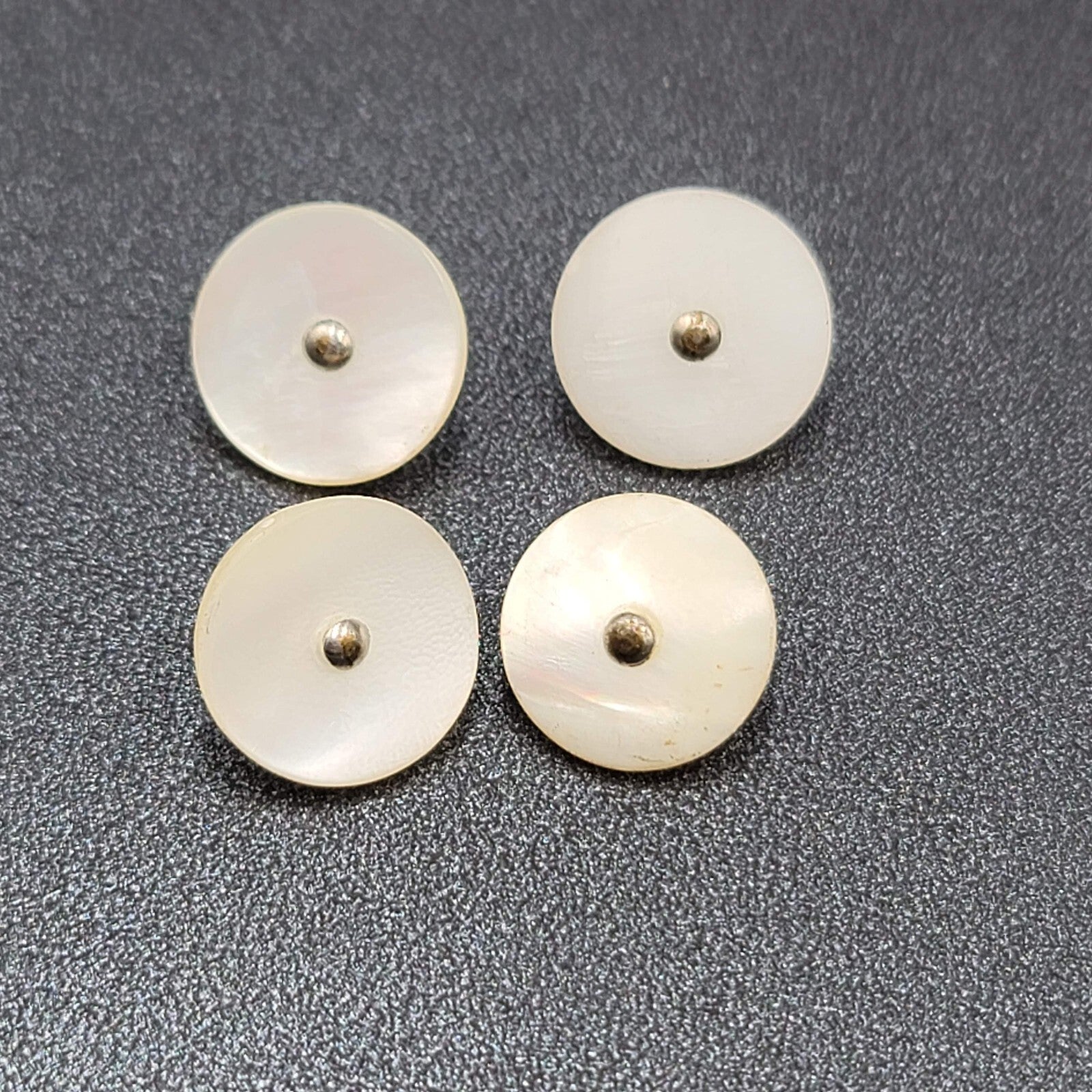 Vintage Mother Of Pearl Buttons Lot of 4  1/2"