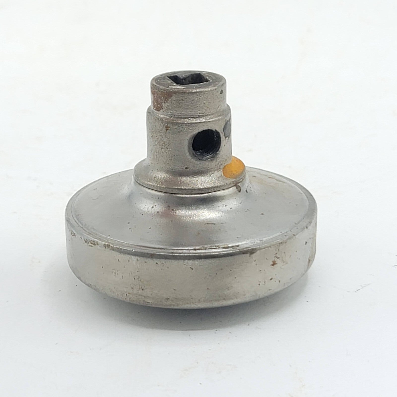 Single Vintage Art Deco Steel Door Knob Reclaimed Salvage 2.25"