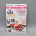 Simplicity 4225 Crafts Patterns Baby Accessories Basket Cover Bib  Teri Wrights
