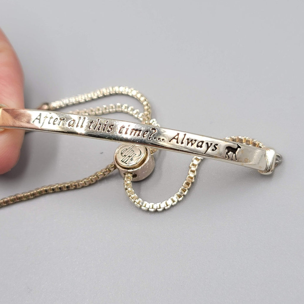Harry Potter Jewelry Lot Snitch Necklace After all this time Always Bracelet