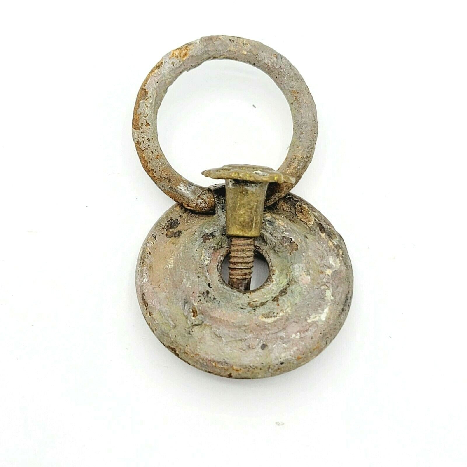 Vintage Steel Drawer Pull Handle Salvage Hardware SINGLE ONLY 1 1/2"