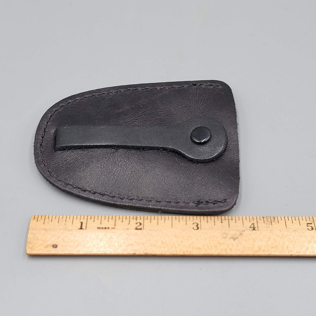 Genuine Leather Keychain Hidden Pouch Bird Design