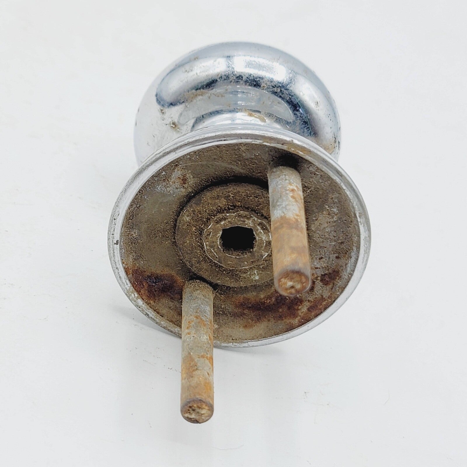 One Single Vintage Steel Door Knob Reclaimed Salvage 2"  MMDH